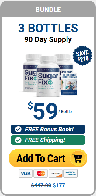 Buy SugarFix 3 Bottle
